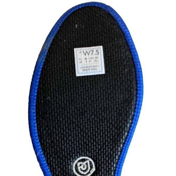 Rothy's The Loafer Classic Navy Knit Fabric Slip On Flats Women’s 7.7 - Picture 7 of 9